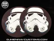 Trooper Og Dj Slipmats (pair) sl1200mk2 mk5 m3d m5g Technics or any turntable