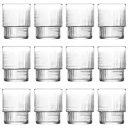 12x LAV 325ml Helen Stacking Whisky Glasses Whiskey Tumbler Glassware Gift Set