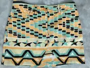 **40/06** EMILIO PUCCI *Lin cotton Skirt with front zipper made in ITALY