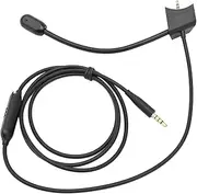 Boom Mic with Noise Reduction for Qc35 and Qc35 II, Modmic Compatible Gaming Headset Microphone with Mute Control and Audio Cable