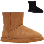 GROSBY Jackaroo Mens UGG Boots Genuine Sheepskin Suede Leather Short Classic
