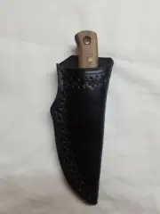 CUSTOM MADE LEATHER KNIFE SHEATH MADE TO FIT MINI CONDOR