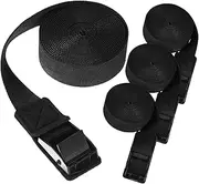 COHEALI 4 Pcs Tie Down Straps for Surfboards Kayaks Durable Sling Straps with Metal Buckle for Luggage Cargo Securing for