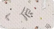 Cute Squirrel Bunny Rabbit Happy Easter Portable Toddler Bed Sheet Waterproof Cot Sheet for Travel Baby Bed for Children Camping Cot 50'' x 25'' (Sheet,Bed Not Included)