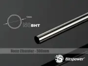 Bitspower None Chamfer Brass Hard Tubing 12mm AD 500mm - Black Sparkle