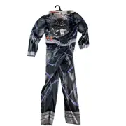Marvel Black Panther Light Up Costume & Mask Youth Medium (8-10) Avengers NWT