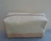 1x Bobbi Brown Cream & Pink Makeup Cosmetics Bag, Travel Toiletry Case, BrandNEW