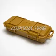 Khaki Tactical Hard Case - waterproof camping hunting army military molle store