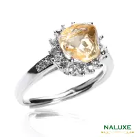 在飛比找momo購物網優惠-【Naluxe】黃水晶 原礦設計款活動圍戒指(主偏財、聚財氣