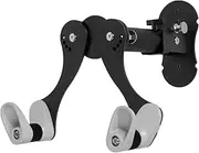 CyclingDeal Bike Wall Mount Rack - Adjustable, Extendable & Foldable - Indoor Storage Horizontal Cycling Hook Hanger Organiser - Safe & Secure for MTB, Road Bicycles - Store Bike in Garage or Home