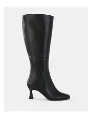 [Novo Shoes] Octavia Wide Knee High Boots in Black