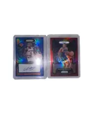 2023 Prizm Immanuel Quickley Blue Signatures 1/49 & Red Prizm /299