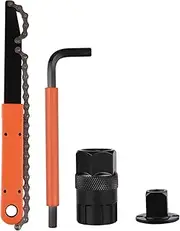 Freewheel Removal Tool - Aluminum Alloy Bikes Cassette Removal Tool Bikes Pedal Removal Tool,Sturdy Bikes Sprocket Removal Tool Freewheel Remover Wrench for Bikes