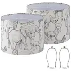 2pcs Lamp Shades,Drum Lampshades,Lampshades for Table Lamp,Floor Lamp1005