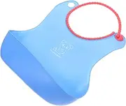 JOINPAYA Bib Replacement Silicone Bib Toddler Eating Smock Adjustable for Boys and Girls