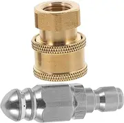 ibasenice 1 Set High Pressure Garden Hose Sprayer Nozzle Set Quick Efficient Cleaning Rotating Design for Stubborn Stains Durable Garden Hose Accessory
