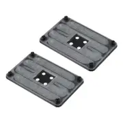 AM4 Backplane CPU Heatsink Cooling Mounting Sheet Plate Durable Black 2Pcs