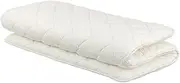 FULI Japanese Futon Mattress, Foldable & Portable Floor Lounger Bed, Roll Up Sleeping Pad, Shikibuton, Made in Japan (White, Full)