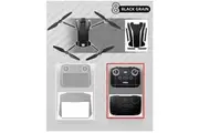 Sunnylife Skin Sticker for Mini 3 (Drone+RC-N1 Remote) Black Grain