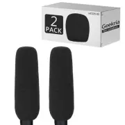 Geekria Foam Windscreen for 3/4'' (2 CM) Diameter Microphones (2 Pack)