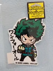 Midoriya My Hero Academia Sticker B-SIDE LABEL Made n Japan UV & water resistant