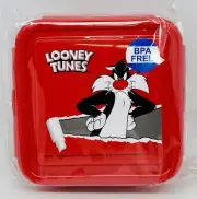 Looney Tunes - Sylvester - Red Sandwich Container / Lunch Box - New