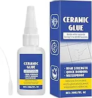 Ceramic Glue for Pottery - Strong Glue Ceramic Glue | Ceramic Repair 30 ml Strong Adhesive, Porcelain Glue Clear Glue, Glass Glue Strong Bond, Instant Super Glue