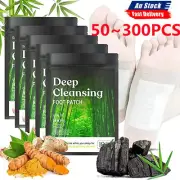 300pcs NUUBU Detox Foot Patches Pads Natural plant Toxin Removal Sticky Adhesive