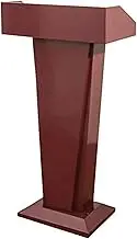 Floor Lectern Podium Lectern Podium Stand, Lecterns Acrylic Podium Stand Height 118cm Iron Podium Reception Desk Pulpits for Churches Conference Table Teacher Podiums,C-60x45x118cm