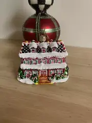 Mackenzie Childs Gingerbread House Glass Ornament NIB / RETIRED!!!