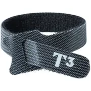 T3 CS50BLK Hook and Loop Cable Strap Pack of 50 Reusable
