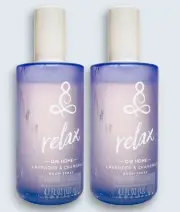 2 DW Home RELAX LAVENDER CHAMOMILE Room Linen Spray Fragrance Mist 4.1 oz
