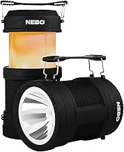 NEBO Big Poppy - 300 Lumen Portable USB Torch Lantern & Spotlight - 4 Light Modes, Up to 15 Hours Battery, 2600mAh Power Bank Charger, USB Charging - Lightweight Camping Light