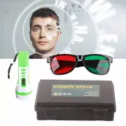 Strabismus Amblyopia Optometry Worth 4 Dot Test with Red Green Glasses TorchType