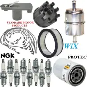 Tune Up Kit Filters Cap Wire Spark Plugs For DODGE W300 PICKUP V8 6.6L 1972-1974