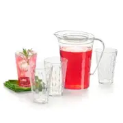 NEW Tupperware Ice Prisms Pitcher & Tumbler Set ~ Free Shipping