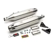 "RED ROOSTER ASTRAL PRO EXHAUST, POLISH" FIT FOR ROYAL ENFIELD SUPER METEOR 650