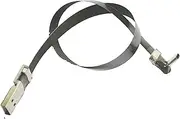 Permanent Black FFC USB C FPV Flat Slim Thin Ribbon FPC Cable USB Type-C 90 Degree to Standard USB A for sync and Charging (40CM)