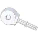 Aeroflow Slimline -10Orb to 3/8" EFI Push On 90 Deg Tight Radius Silver Aeroflow - AF969-06-10S