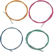 Bass Strings 4 String Guitar Colorful Electric Bass Replacement Set 1.16mm 1.44mm 2.0mm 2.54mm .046-.100