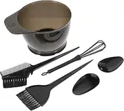 Happyyami 5Pcs Hair Dyeing Tool Kit Complete Hair Coloring Set for Use Salon Includes Applicator Brush Tinting Tools Mixing Bowl for Mess Hair Tinting