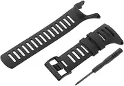 FITYLE for Suunto Ambit 1 2 3 Luxury Rubber Watch Band Strap 24mm with Screwdriver Tool - Black