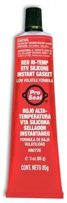 PACER TECHNOLOGY 80726 3oz. ProSeal Red Hi-Temp RTV Silicone Instant Gasket