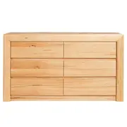 [James Lane] Bellambi Natural Messmate Dresser - 6 Drawer