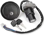 Ignition Key Switches for Kawasaki KMX125 KMX200 KL250 KLR250 KL650 KLR650 27005-1129 51049-0047 27005-1103 Ignition Switch Fuel Gas Cap Lock Key Kit Ignition Barrel Key Switch