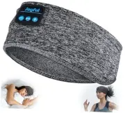 Sleep Headphones Bluetooth 5.3 Headband, Sports Wireless Earphones Sweat