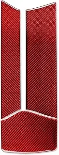 ATATNK Compatible for BMW Z4 G29 2019-2022 Car Accessories Real Carbon Fiber Central Armrest Box Panel Cover Interior Modified Decoration Sticker(Red LHD)