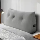 Headboard Pillow Twin, Backrest Triangular Wedge Pillow Headboard Twin, Large...