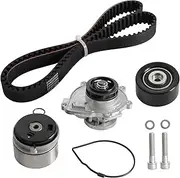 Engine Timing Belt Kit w/Water Pump Fit for Chevy Cruze Sonic Aveo Aveo5 2009-2018, Fit for Pontiac G3 2009-2010, Fit for Saturn Astra 2007-2008 1.6L 1.8L #TCKWP338 24422964 25195119
