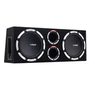 Vibe Audio Slick Dual 12" Twin Subwoofers in Enclosure (Vented, 2400 Watts) - SLICKV12T-V2
